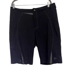Pearl IzumiI Bike Mens Shorts Sz L Black 12" Cycling MTB Trail Outdoor Bikefit